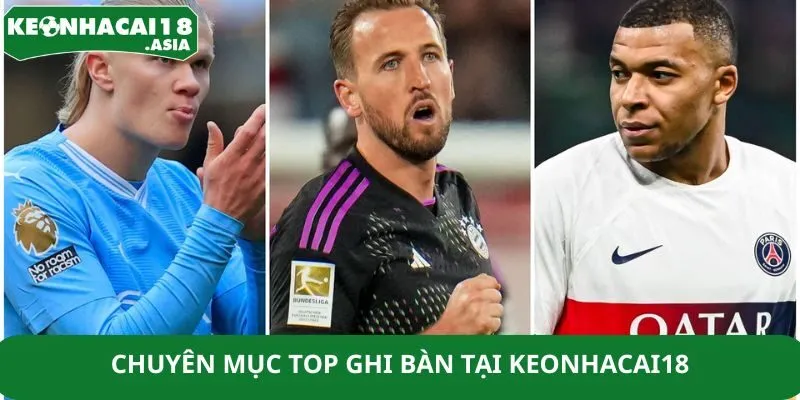 Chuyên mục top ghi bàn tại Keonhacai18